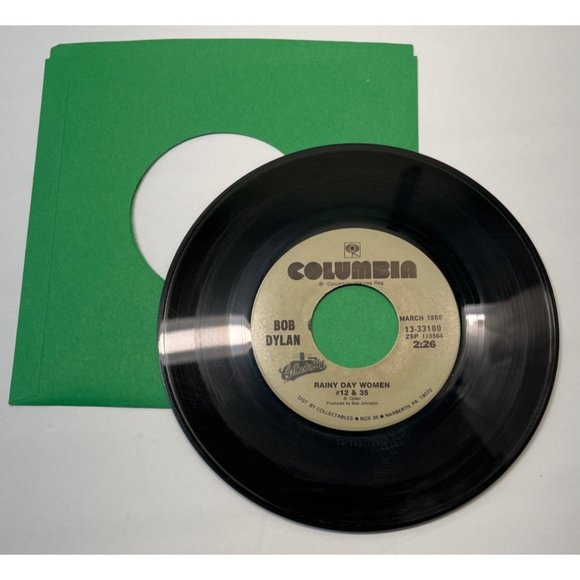 Bob Dylan Like A Rolling Stone / Rainy Day Woman 45 Rock Columbia 13-33100 1965 - Picture 4 of 4